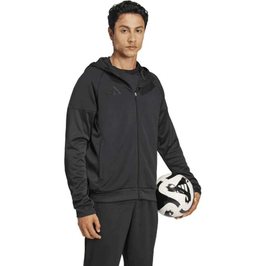 Спортивная куртка Tiro25 с длинным рукавом adidas, Черный — фото 3