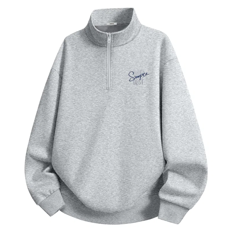 Детский свитшот с начесом Humble Lifestyle Chest Logo MINISO, Heather Gray