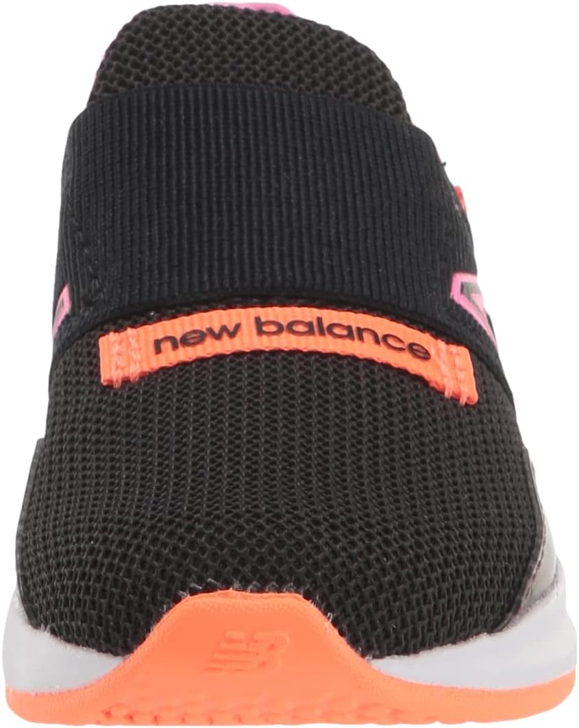 Кроссовки New Balance Unisex Baby Fresh Foam Roav V1 на шнуровке, черный/оранжевый/розовый — фото 2