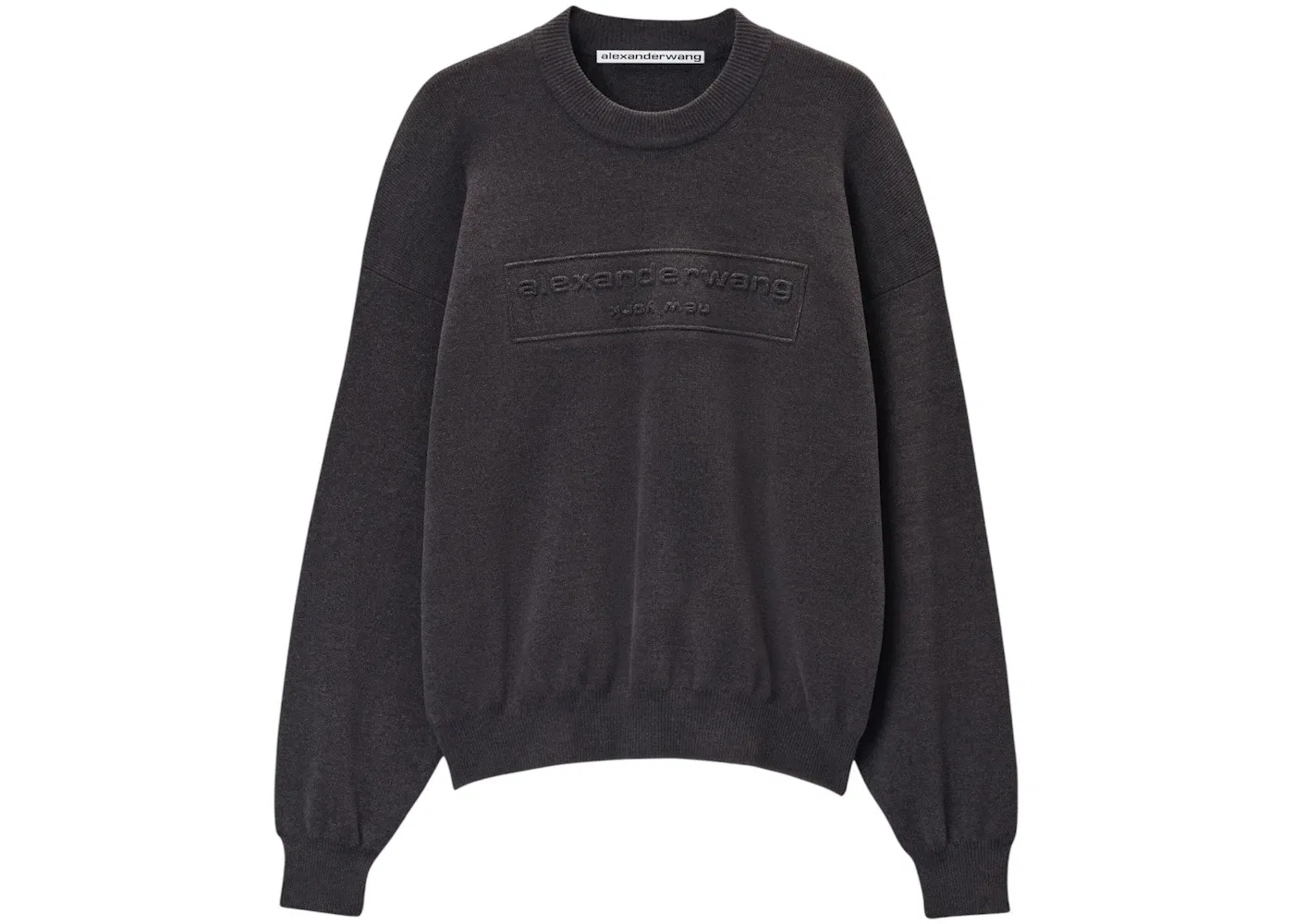 Женский пуловер с ребристой текстурой Alexander Wang, Grey