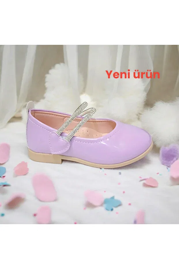 Детские балетки для девочек с ортопедической стелькой Patik Bebe, Lilac — фото 4