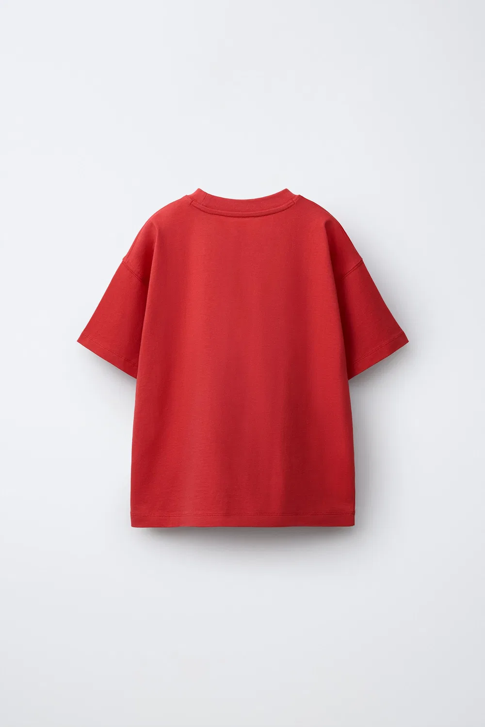 Футболка с университетским принтом ZARA, Red — фото 2