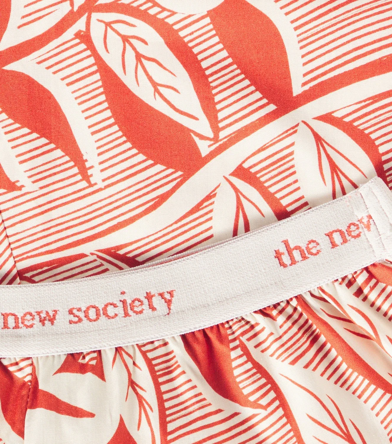 Шорты с принтом Filotis The New Society, красный — фото 3