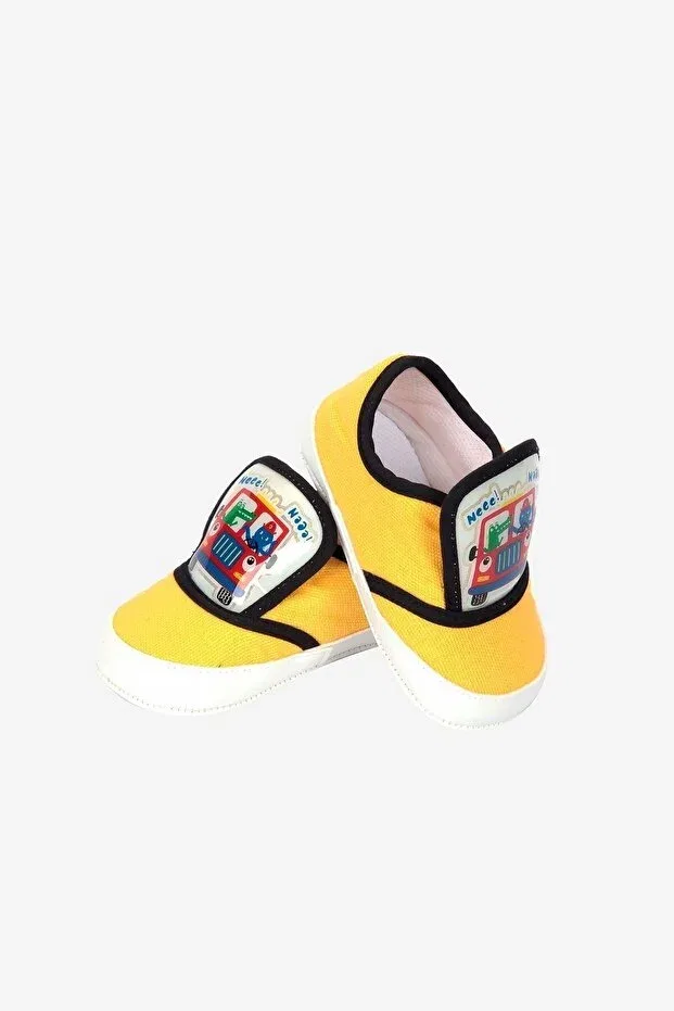 Детские ботинки для малышей с подсветкой Funny Baby, Yellow — фото 2
