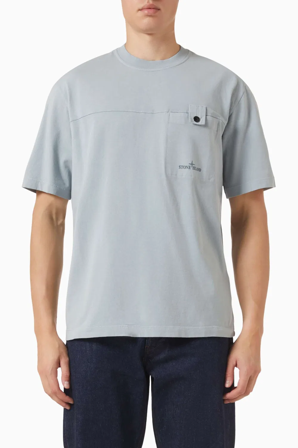 Футболка с коротким рукавом и накладными карманами Stone Island