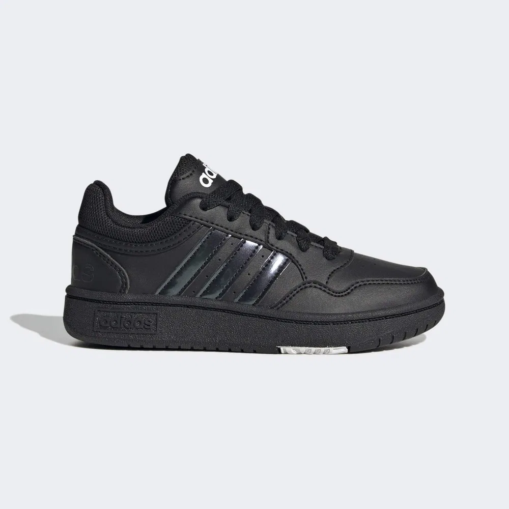 Детские спортивные кроссовки на шнуровке из искусственной кожи Hoops Shoes adidas