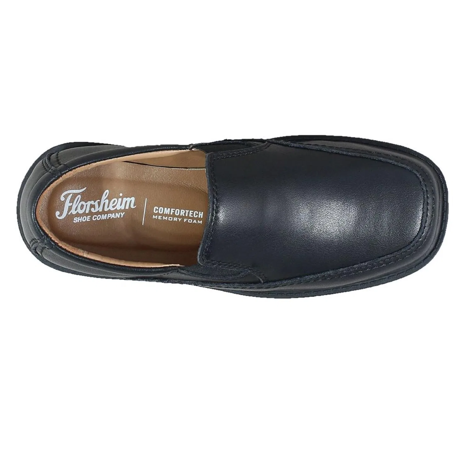 Детские мокасины для мальчиков с кожаным верхом Bogan Jr II Florsheim, Black Burgundy Floral — фото 3