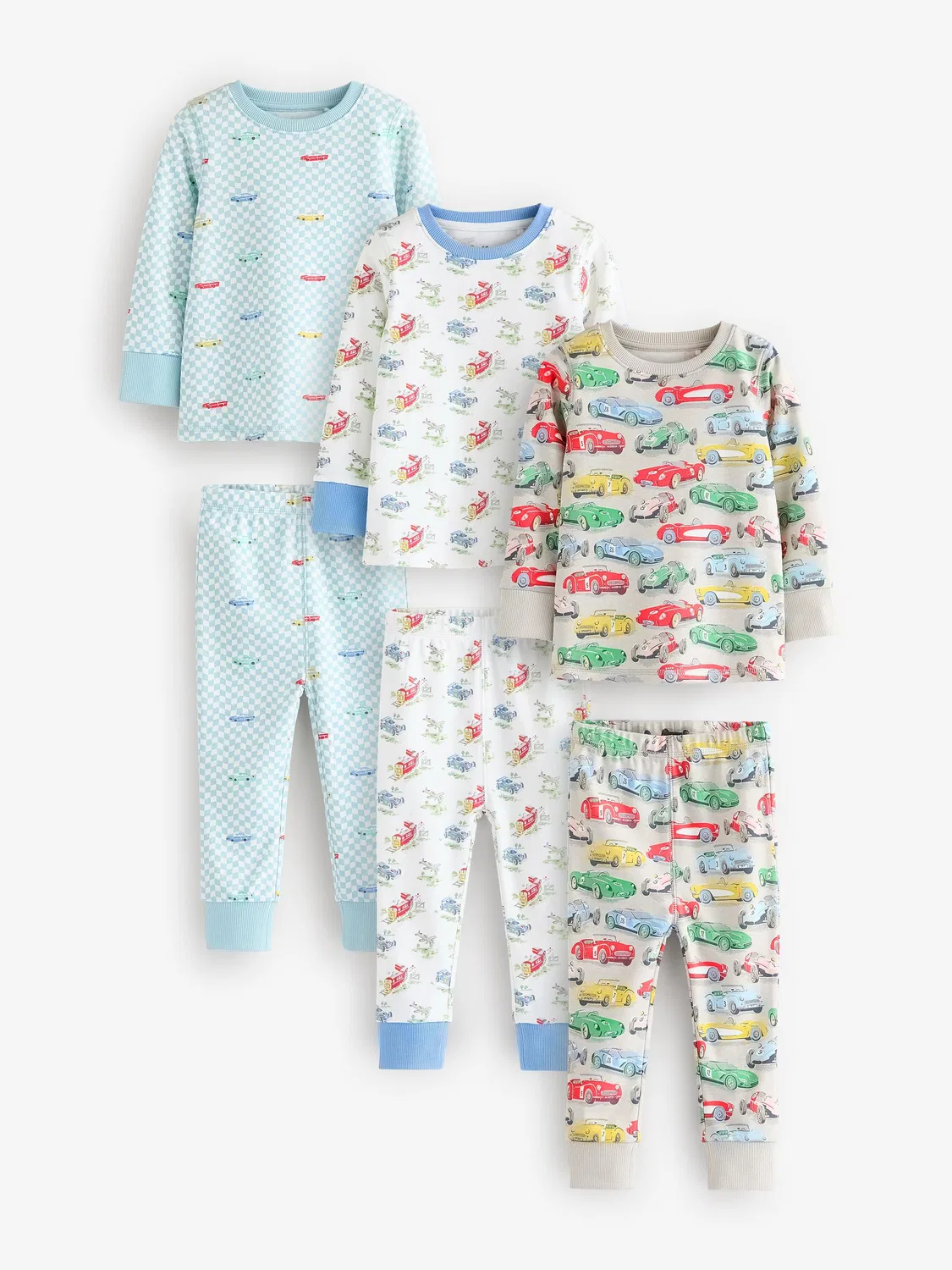 Пижама 3 шт. Cars Cath Kidston Next, синий/белый