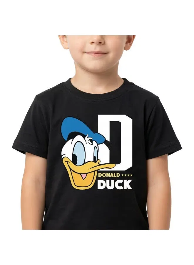 Футболка с принтом Donald Duck Disney, черный — фото 3