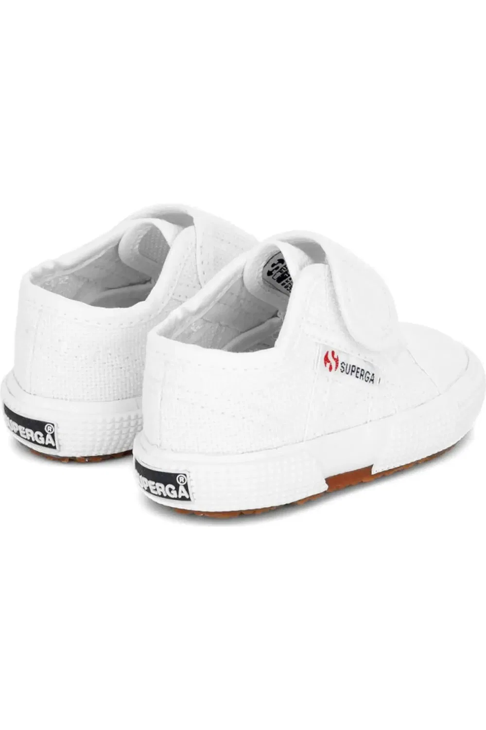 Детские кеды на застежке-липучке 2750 Bstrap Superga, белый — фото 3