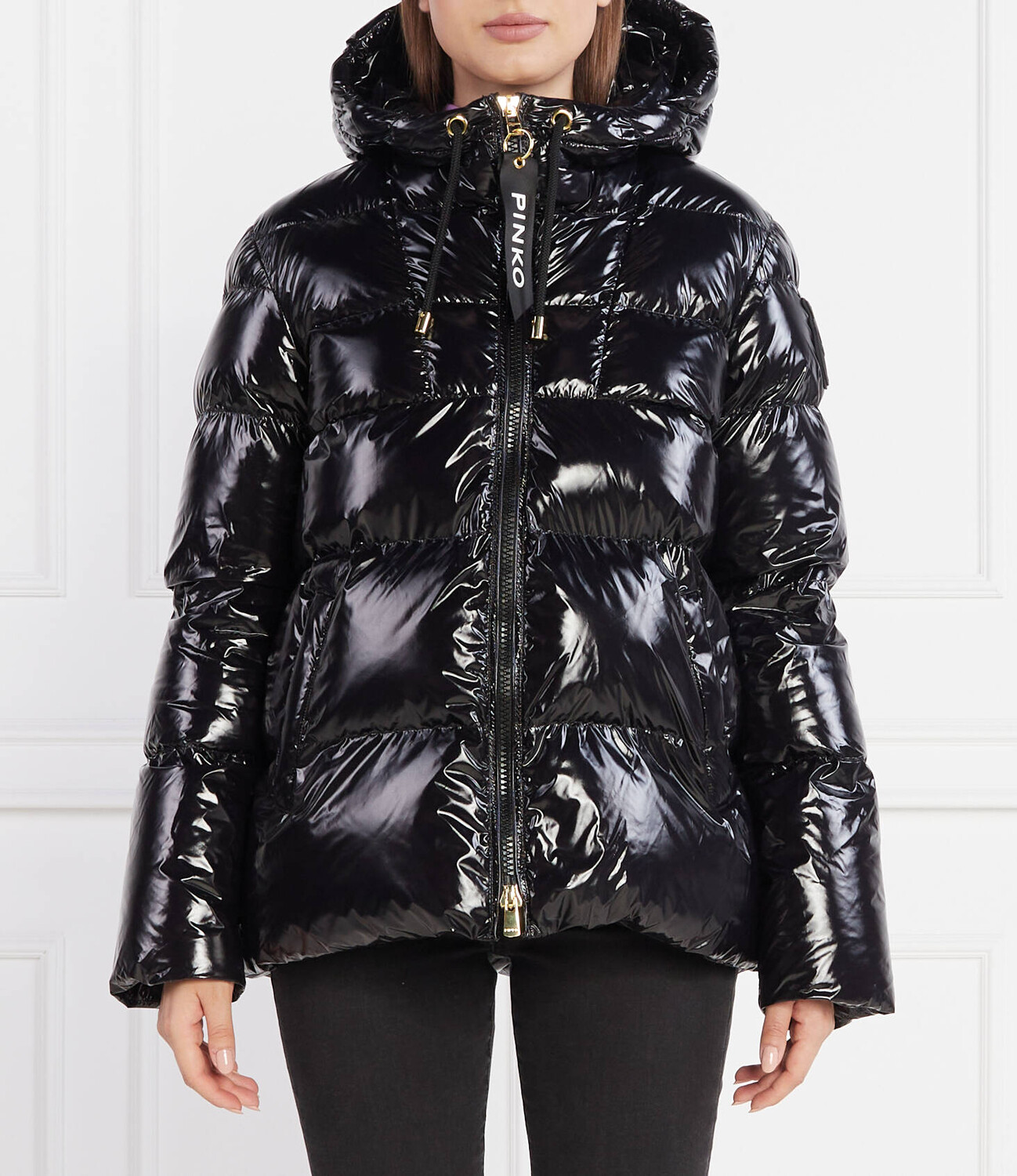 

Куртка Pinko eleodoro Regular Fit, черный