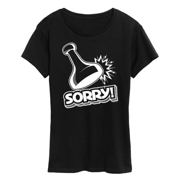 

Футболка с принтом "Женская фишка из игры Sorry" от Hasbro, черный