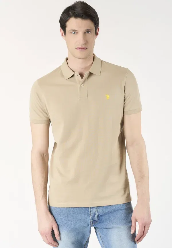 Поло из пике U.S. Polo Assn., Marrone, коричневый