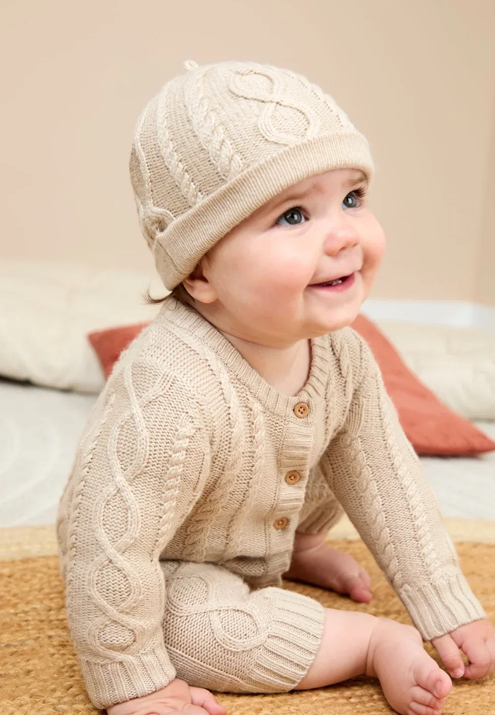 Комбинезон стандартного кроя - цельный комплект Jojo Maman Bébé, Natural