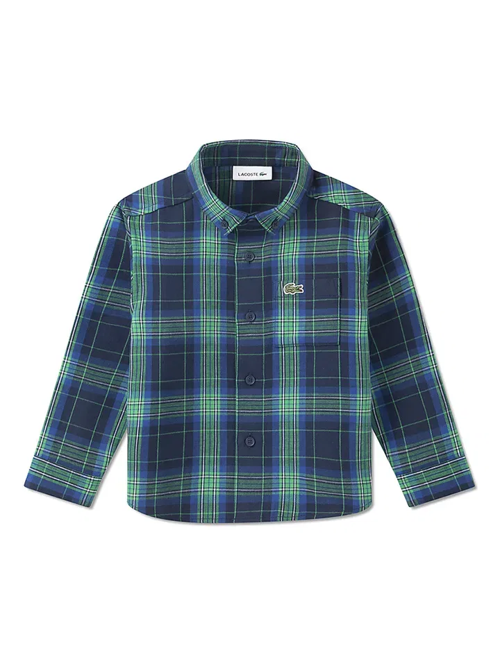 Рубашка детская Lacoste Kids, темно-синий