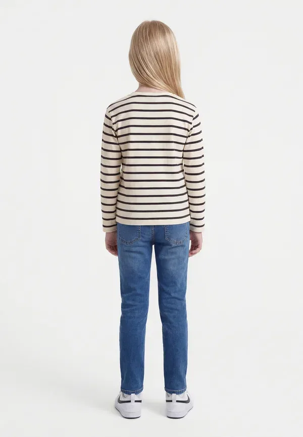 Комплект из 2 водолазок с длинным рукавом Striped Name It off-white, dark blue, темно-синий/кремовый — фото 2