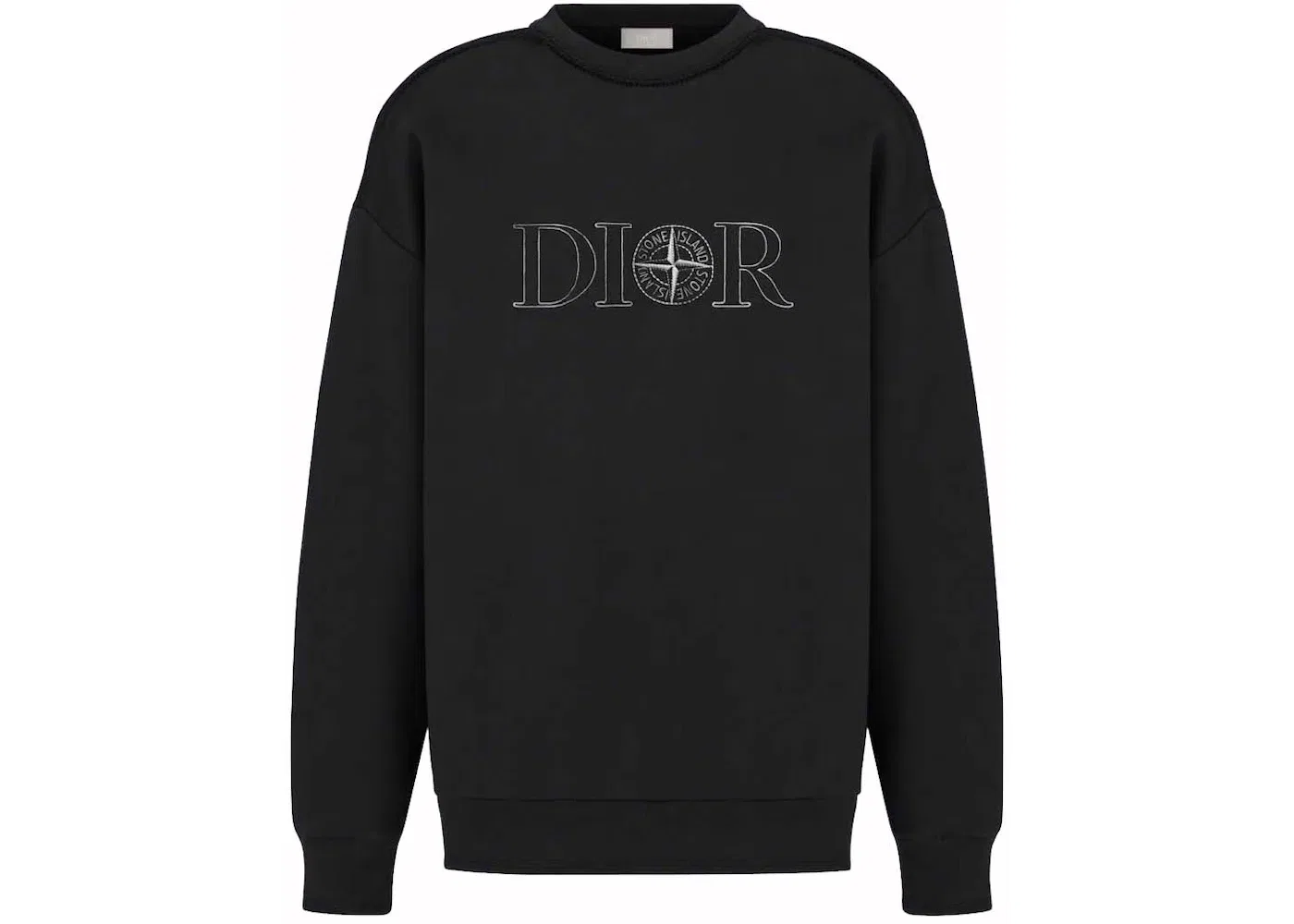 Мужской свитшот Dior x Stone Island Sweatshirt, Black