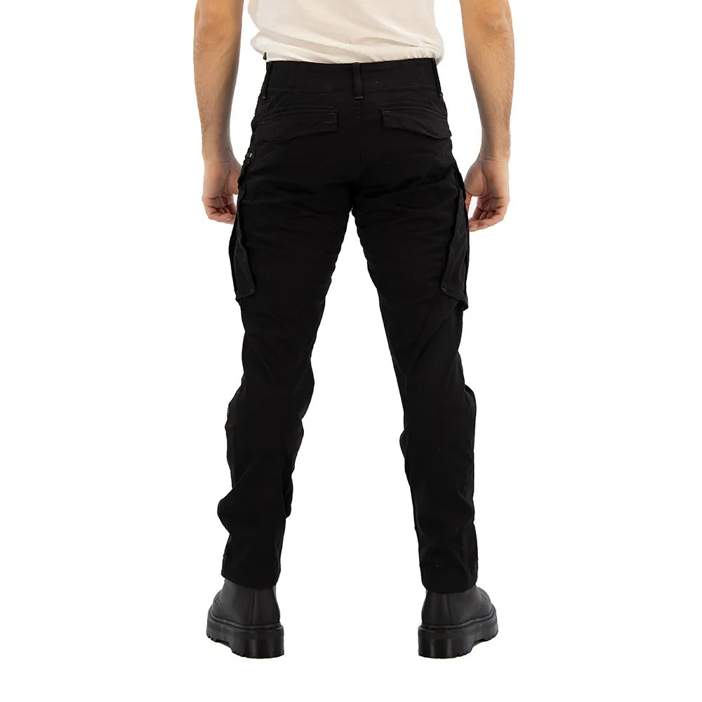 Джинсы-карго G-Star Rovic Zip 3D Straight Tapered, черные — фото 2