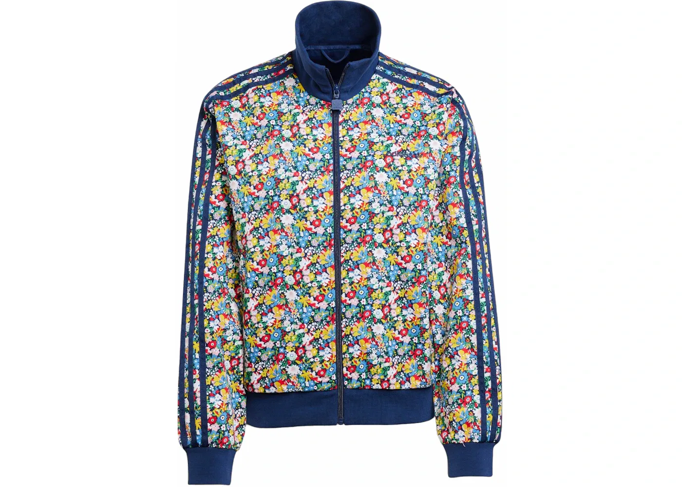 Женская куртка для бега с принтом Adidas, Multicolor/Night Indigo