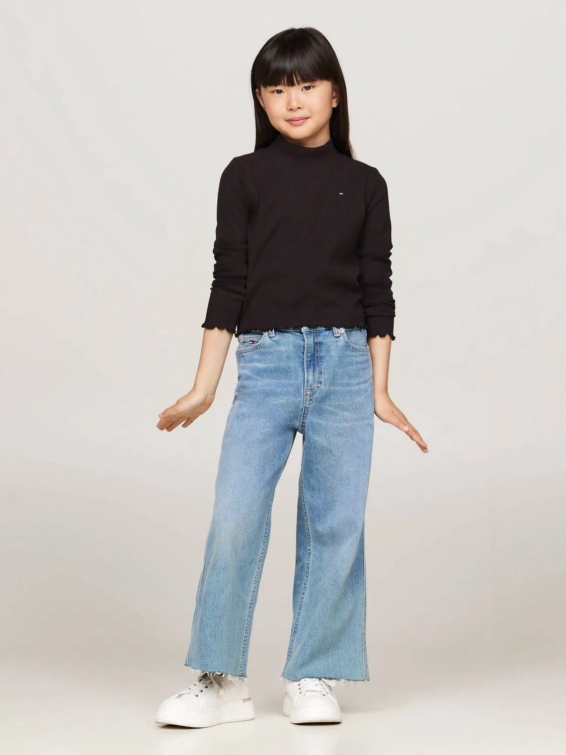 Блузка с длинным рукавом Tommy Hilfiger, черный — фото 2