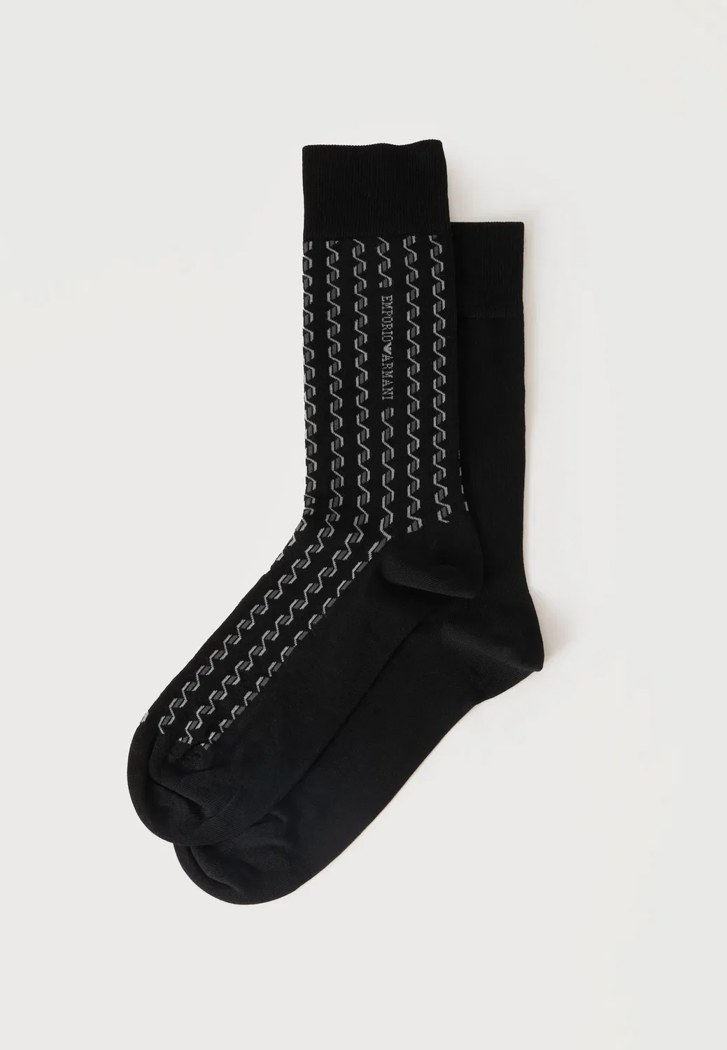 2 пары носков Emporio Armani, Black/Monument