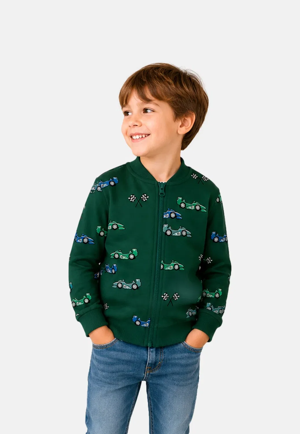 Nmmnaris ls nreg swe card bru pb - bomber jacket Name It, Sycamore