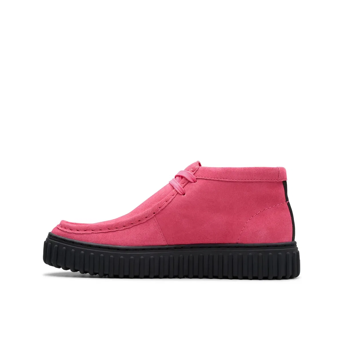 Детские ботинки из замши с моделью Torhill older, Clarks, Pink — фото 2
