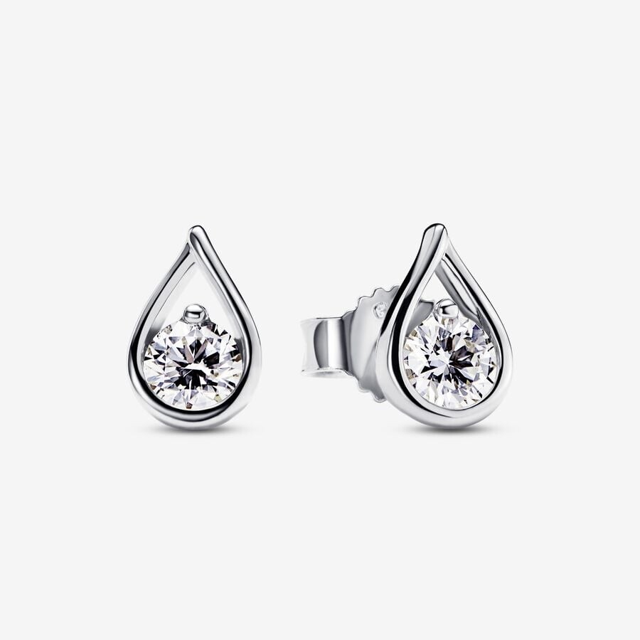 

Серьги Pandora Infinite Lab-grown Diamond 0.50 carat tw, серебро