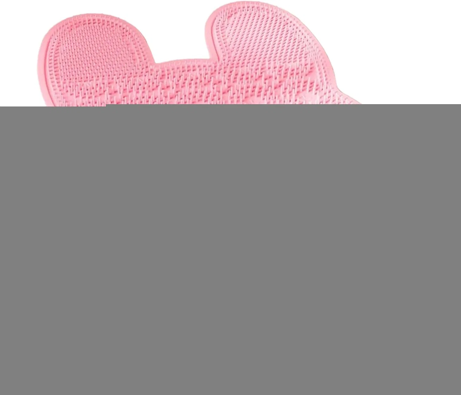 Щетка для тела силиконовая с настенным креплением, Genérico, 30.4x35.2 см, 200 г, Rosa