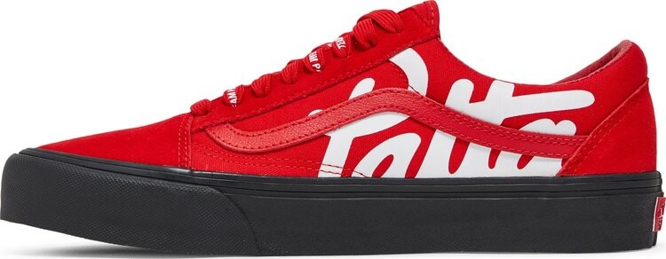 Кеды Vans Patta x Old Skool VLT LX Mean Eyed Cat - High Risk Red, красный — фото 3