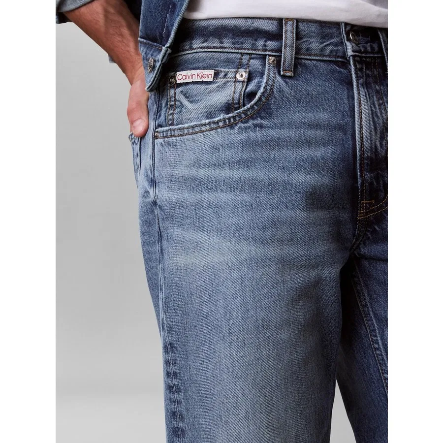 Мужские джинсы Calvin Klein 90S Straight Andrew, We9, Синий
