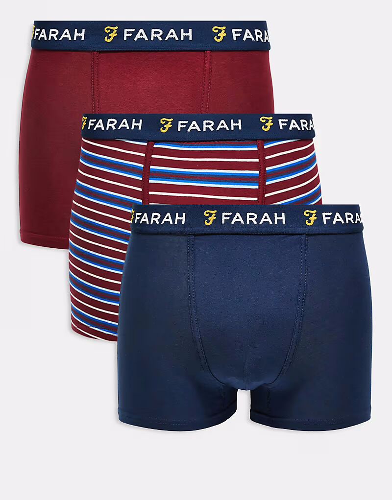 

Фарах 3 упаковки альманд боксеров в мульти Farah