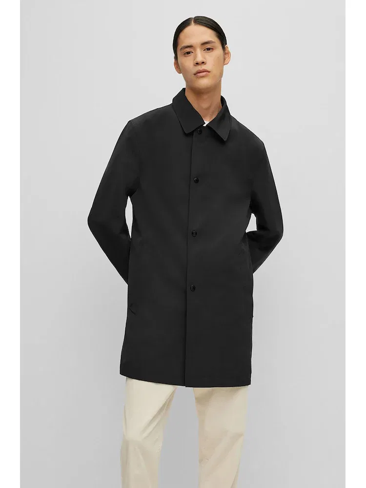 Куртка мужская водонепроницаемая Slash Pocket Regular Fit BOSS, Black