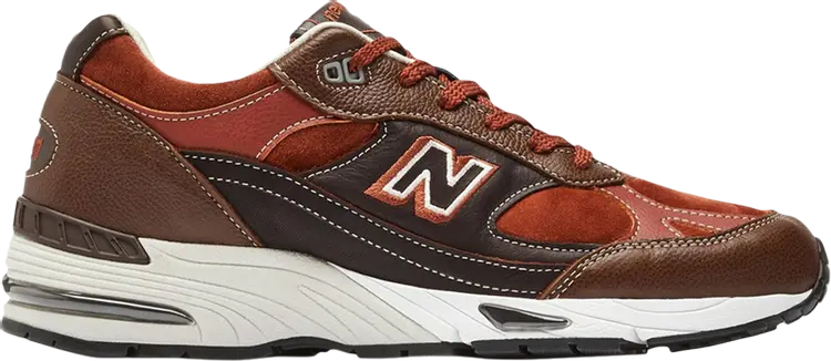 

Кроссовки New Balance 991 Made in England 'Gentleman's Pack', коричневый
