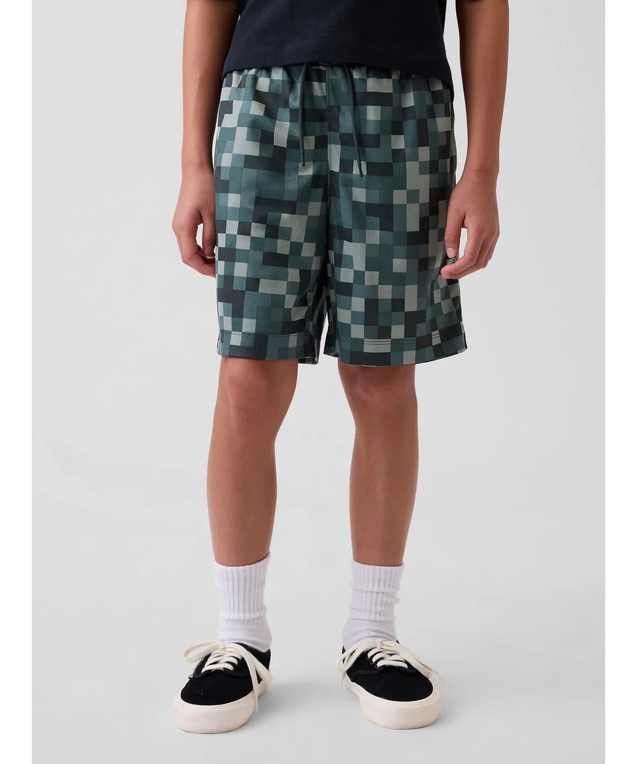 Детские шорты из сетки с принтом, модель Mesh Easy Shorts GAP, Camouflage