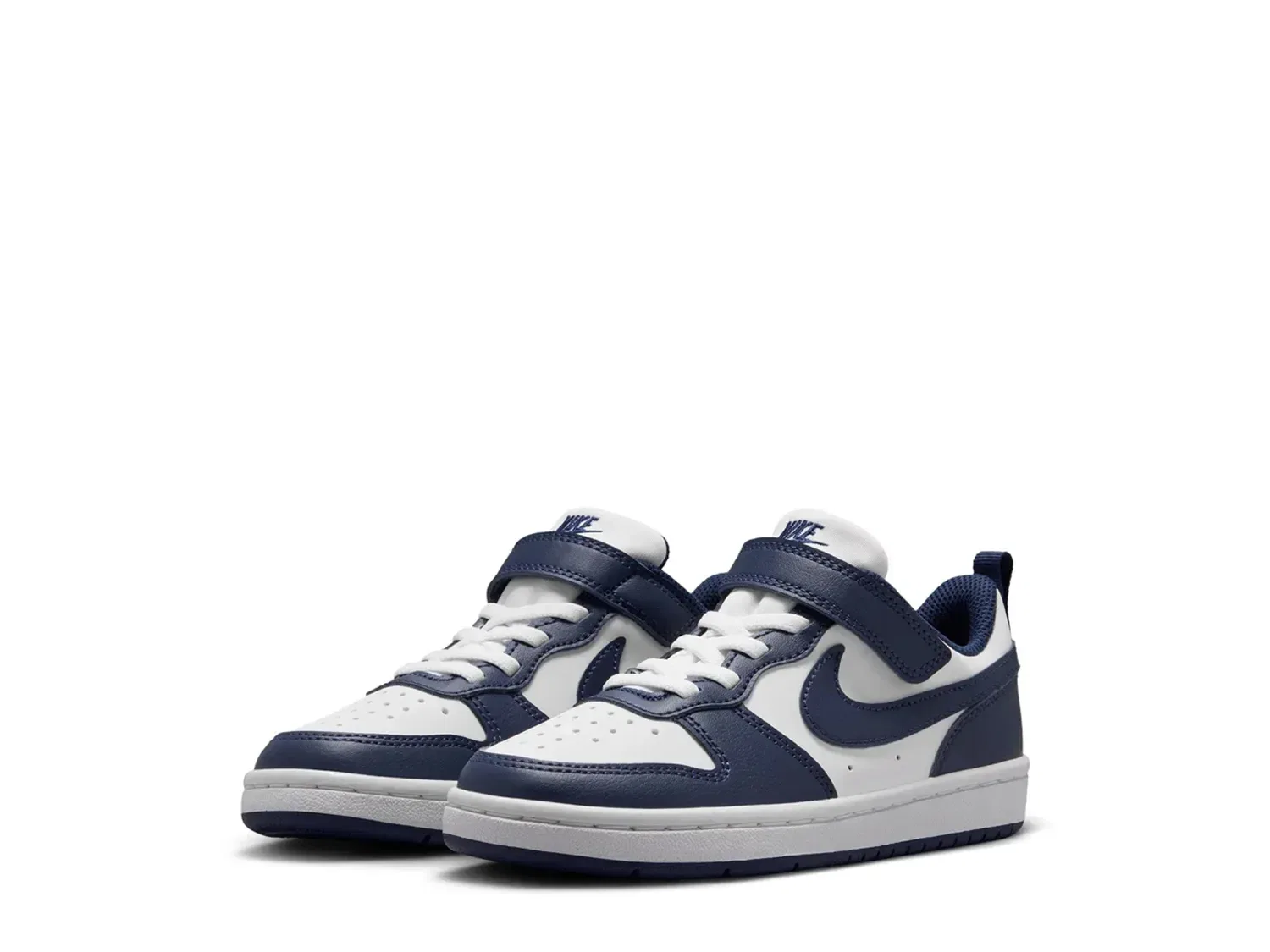Кроссовки Court Borough Recraft Low Sneaker Nike, бело-синий — фото 3
