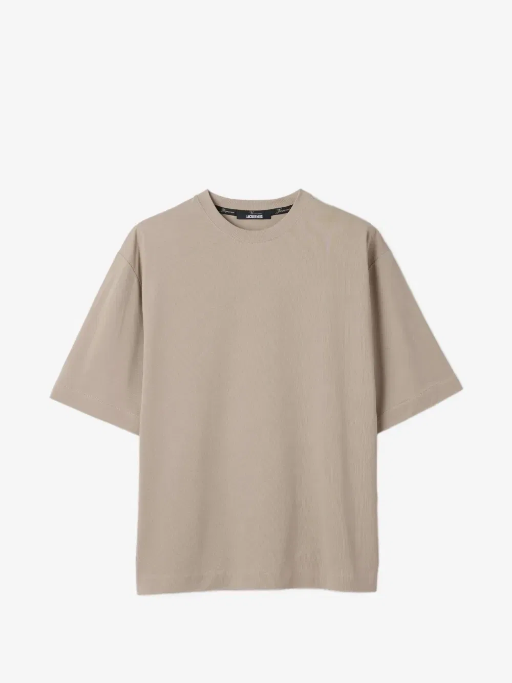 Футболка с коротким рукавом The Rond Carré JACQUEMUS, бежевый