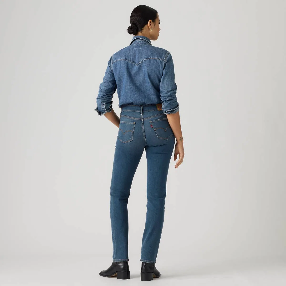 облегающие женские джинсы 311 Levi's, Middle Grade - Medium Wash — фото 3
