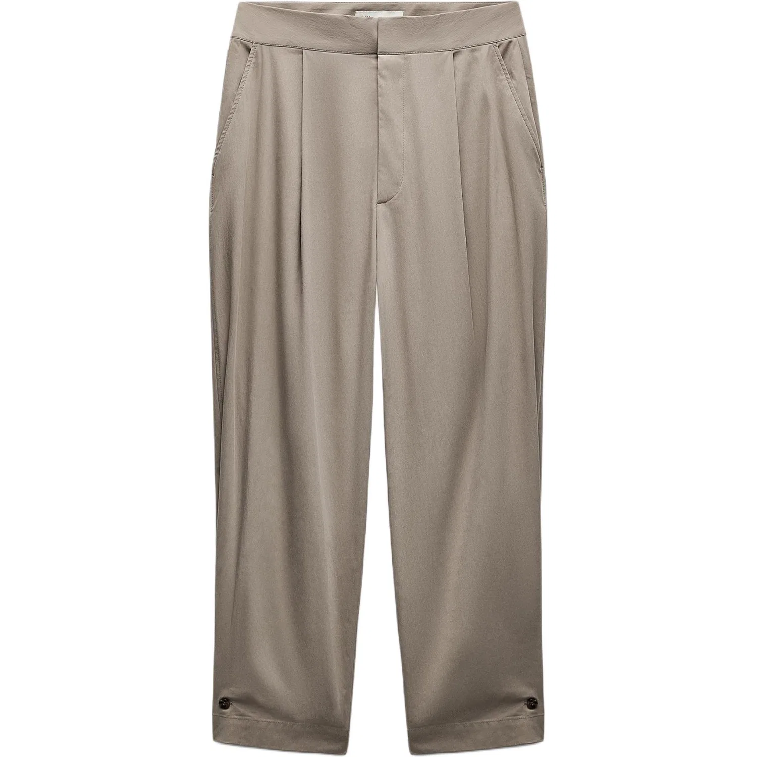 Женские брюки повседневные ZW Series ZARA, Lime Gray