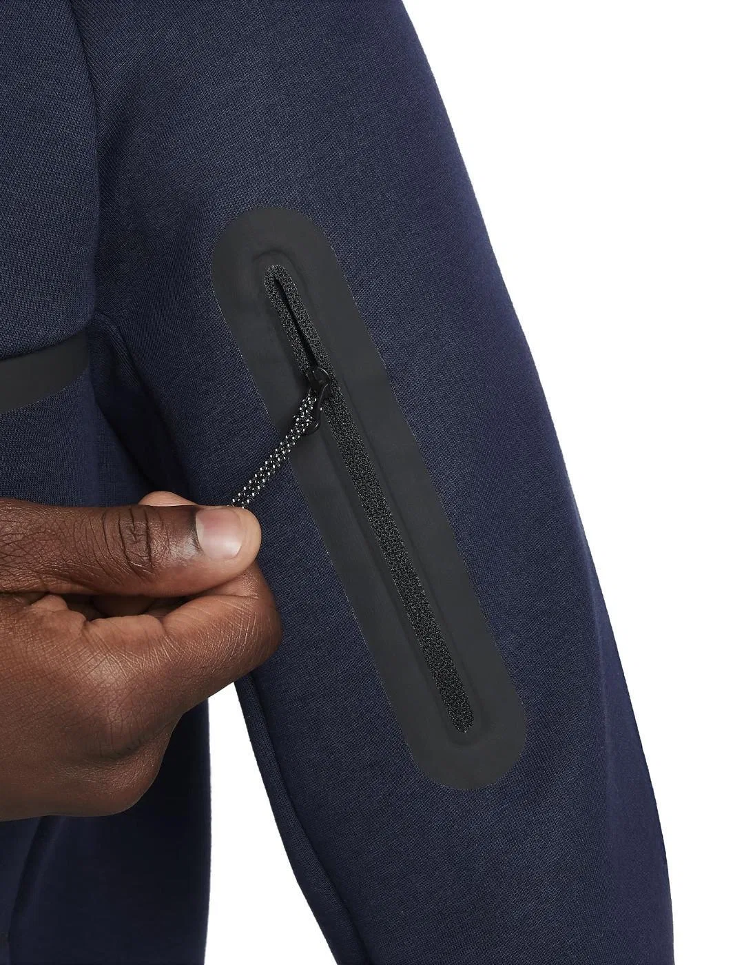 Мужская куртка из флиса Nike Tech Fleece, Navyblau — фото 4