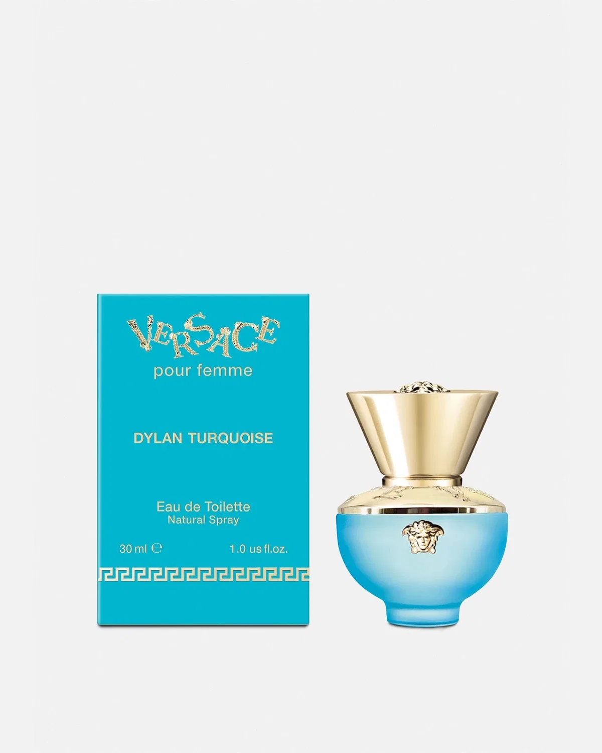 Туалетная вода Dylan Turquoise Versace, синий — фото 2