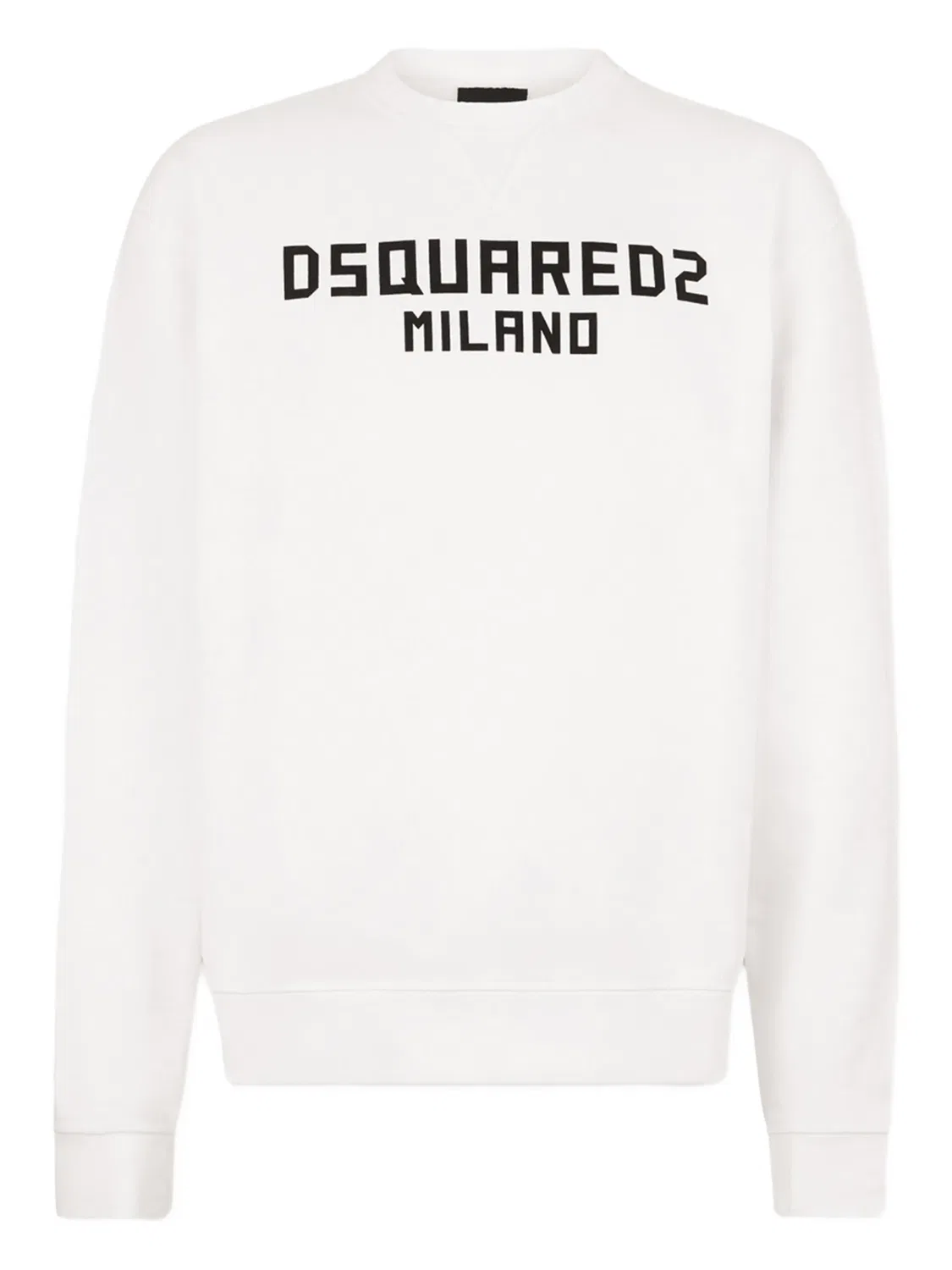 Толстовка с круглым вырезом и логотипом DSQUARED2, белый