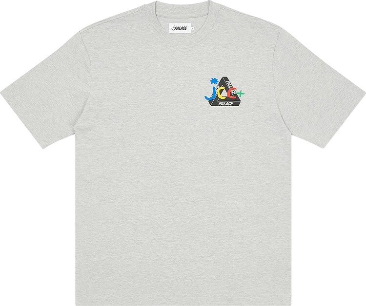 

Футболка Palace JCDC2 T-Shirt 'Grey Marl', серый