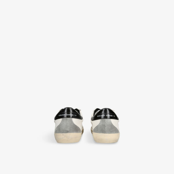 Кроссовки низкие Golden Goose Super Star, белый / черный / серый — фото 4