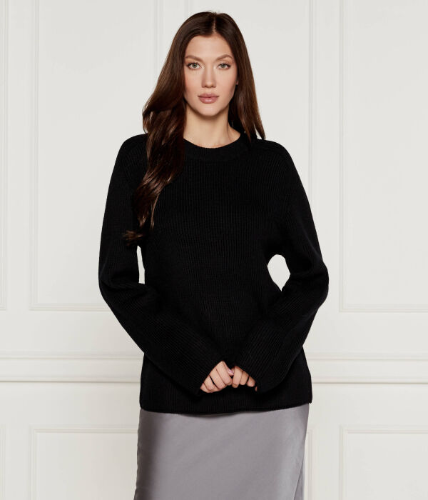 

Шерстяной свитер Relaxed fit Michael Kors, черный