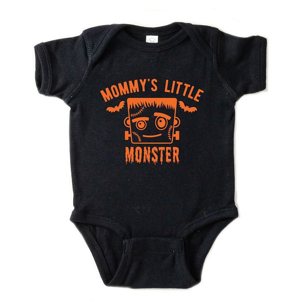 

Боди Mommy's Little Monster Boy для малышей The Juniper Shop, черный