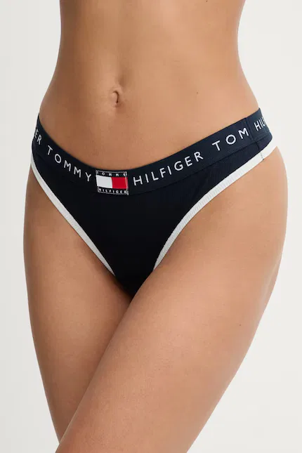 Стринги хлопковые Tommy Hilfiger, синий