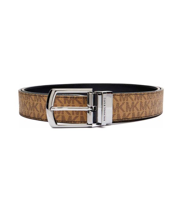 

Кожаный двусторонний ремень Michael Kors, желтый