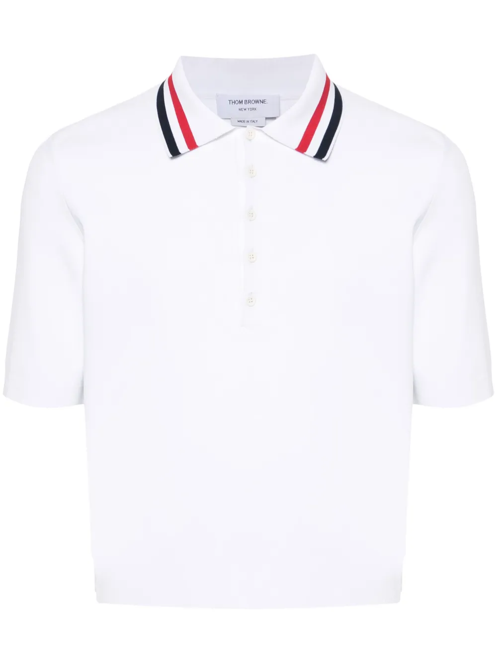 

Рубашка поло с полосками RWB THOM BROWNE, белый