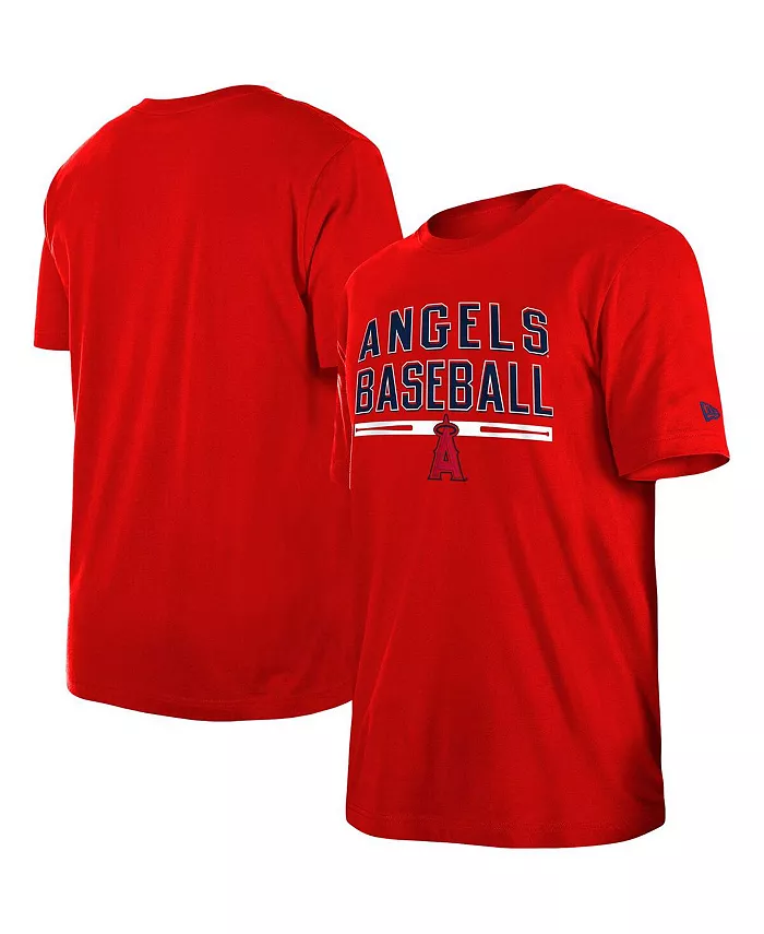 

Мужская футболка для тренировок Los Angeles Angels красного цвета New Era